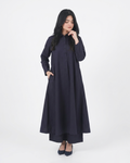 Navy A-Line Shirt Dress